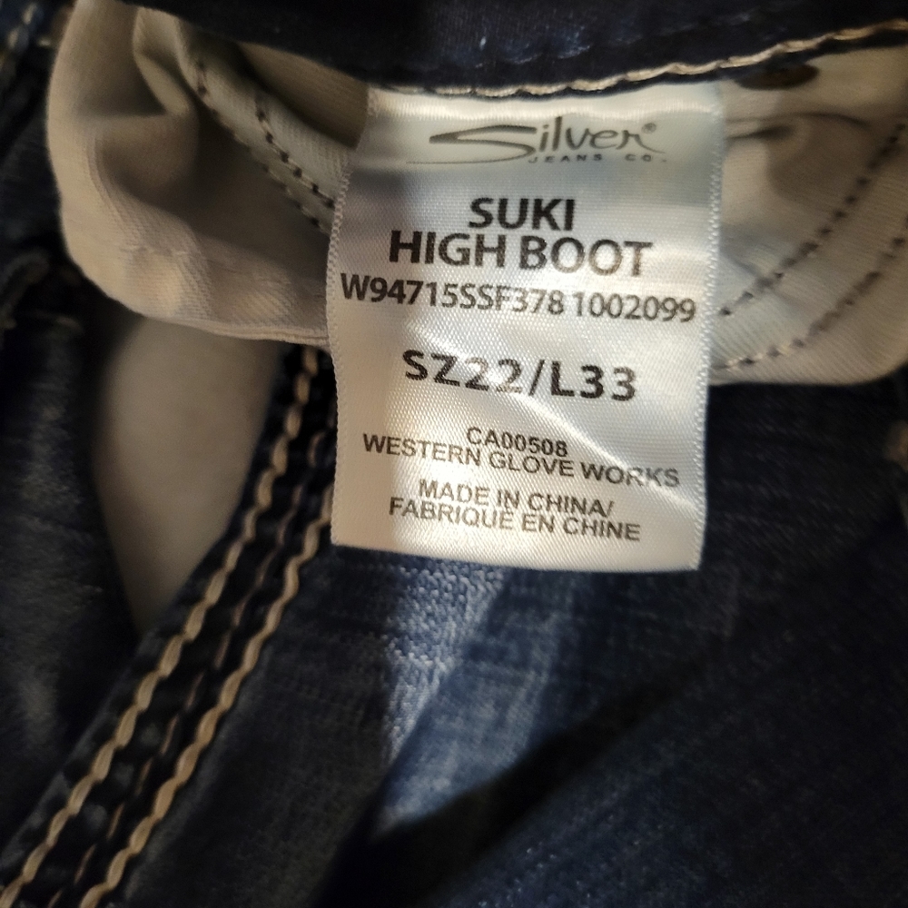 Maurices Silver Jeans, size 22 boot cut